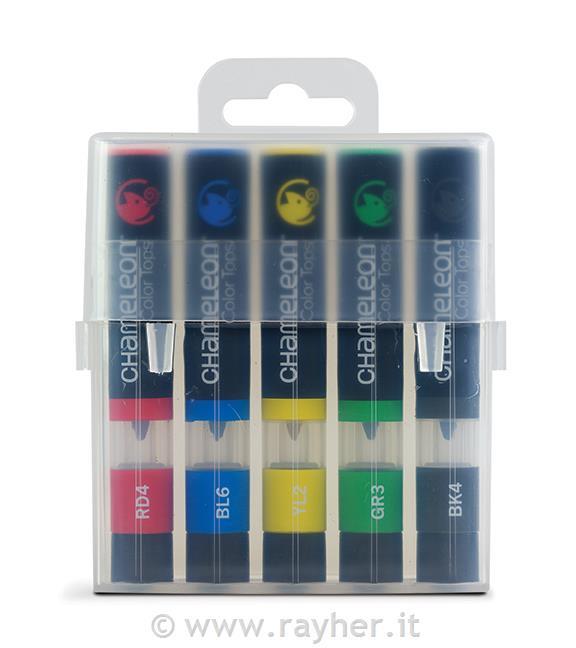 Chameleon 5 Color Tops Primary Tones Set