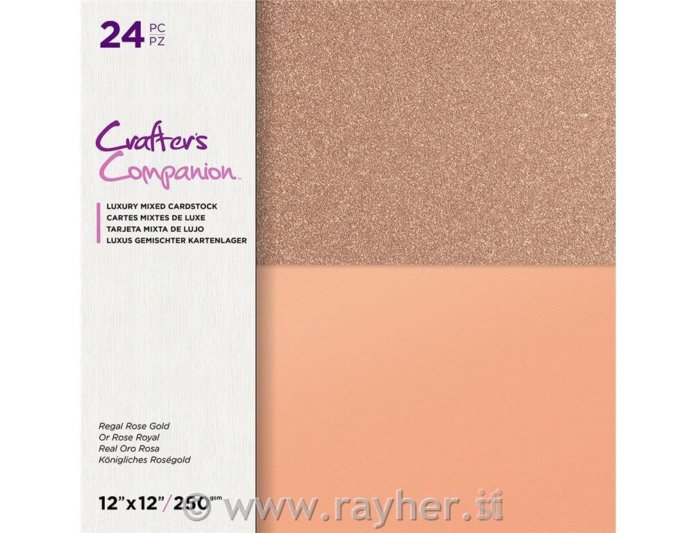 Set papirjev 30x30, Luxury - Regal Rose Gold