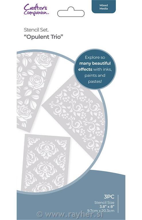 Gemini 3D Embossing Folder & Stencil - O