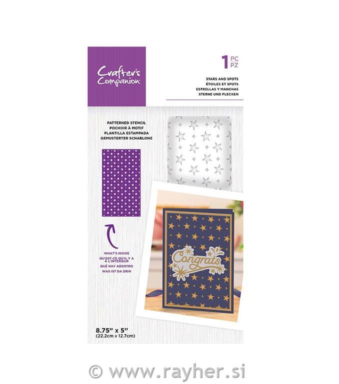 Plastična šablona, Stars and Spots