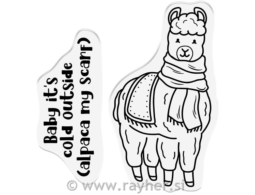 Štampiljke - Alpaca my Scarf