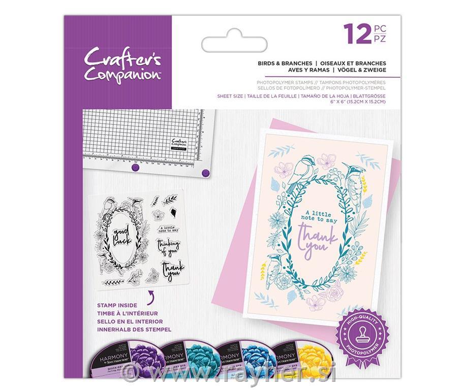 Clear Stamps - Birds & Branches, set 12