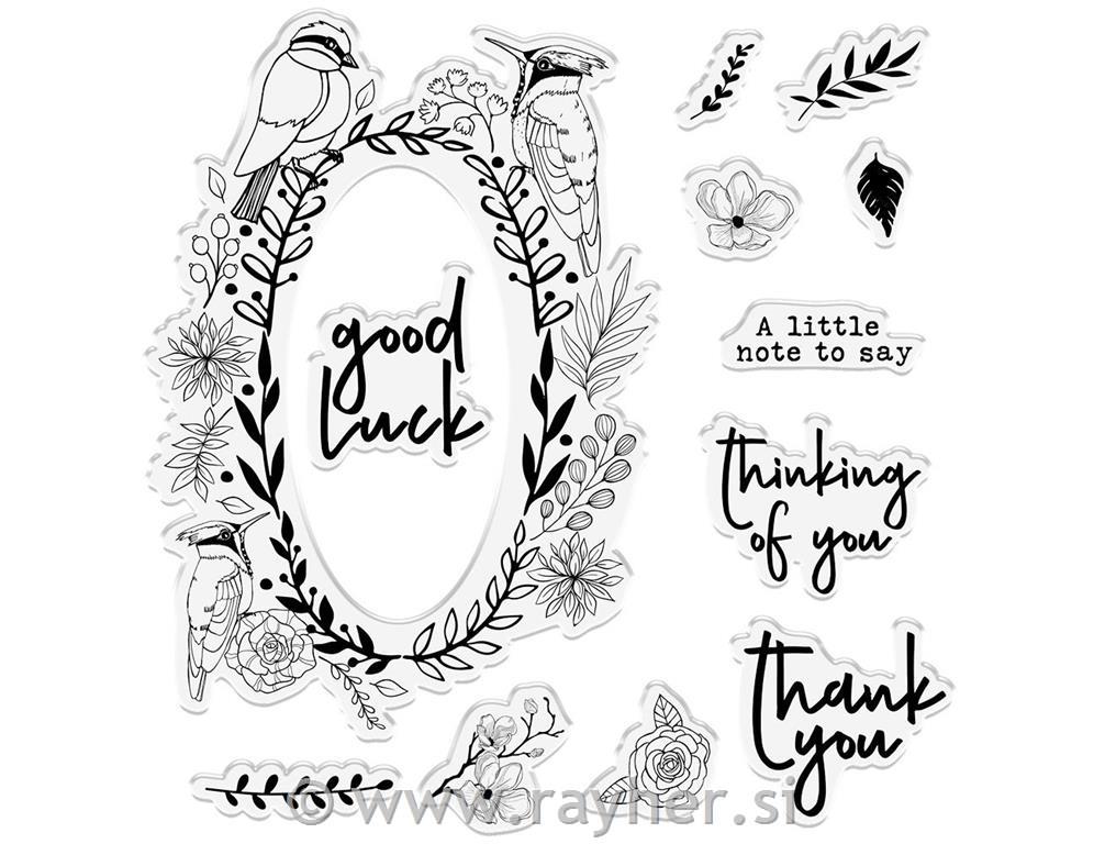 Clear Stamps - Birds & Branches, set 12