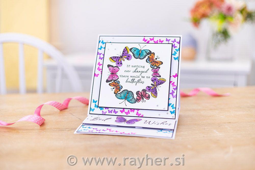 Clear Stamps - Ornate Butterflies,