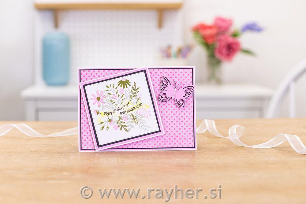 Štampiljke&šablona za papir - Wild meadow