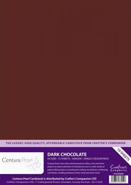 KARTON PERL ČOKOLADA A4,300gsm,SET10