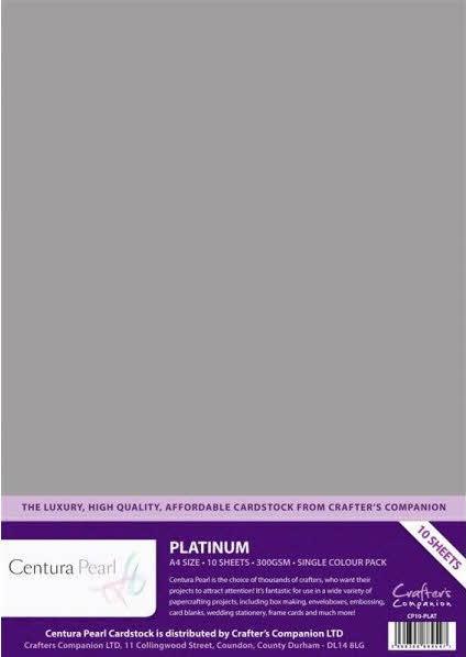 KARTON PERL PLAT.SREBRN A4,300gsm, SET10