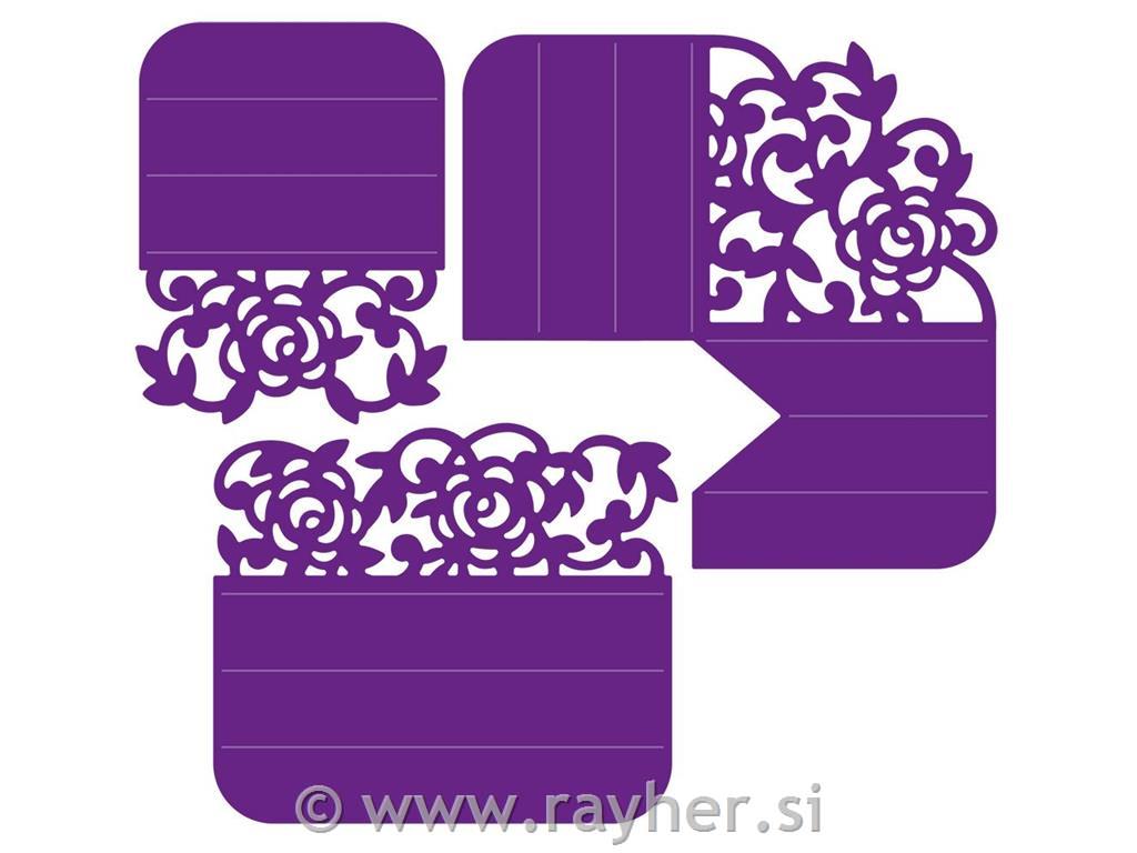 Rezalne šablone 3D Border Set - Vines