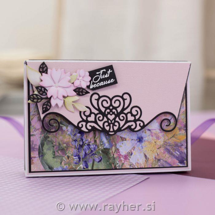 Gemini Baroque Border Die - Chambord