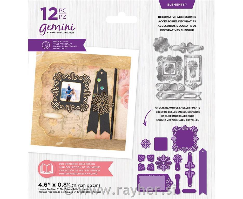 Rezalne šablone Gemini Mini Memories - Decorative Accessories