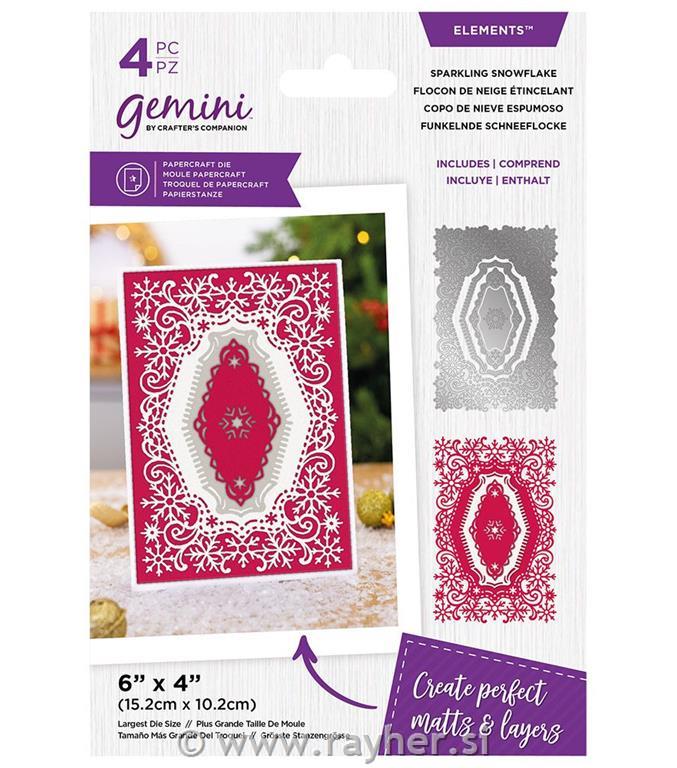 Rezalne šablone Gemini - Sparkling Snowflakes