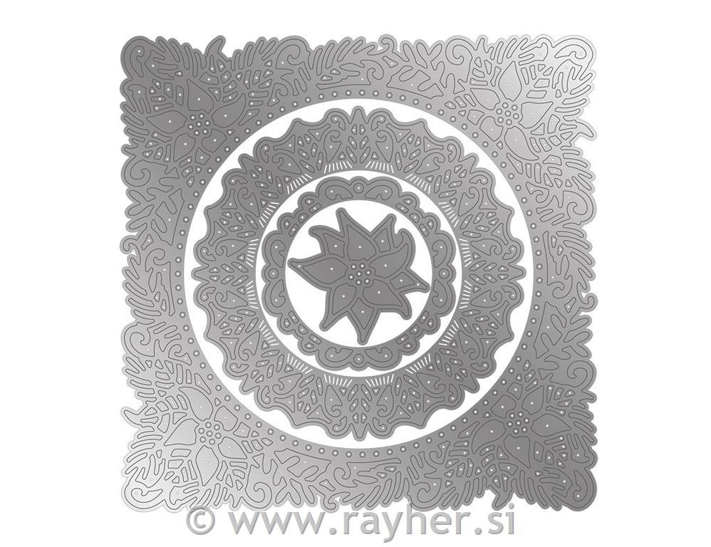 Gemini - Metal Die - Elements -Yuletide Blooms