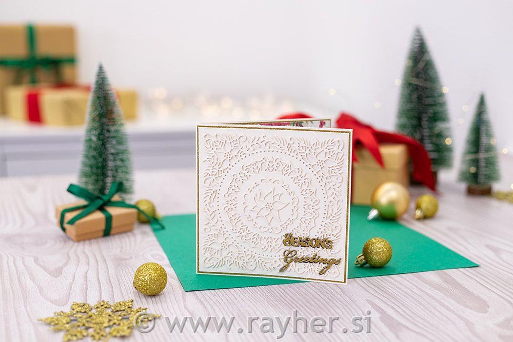 Gemini - Metal Die - Elements -Yuletide Blooms