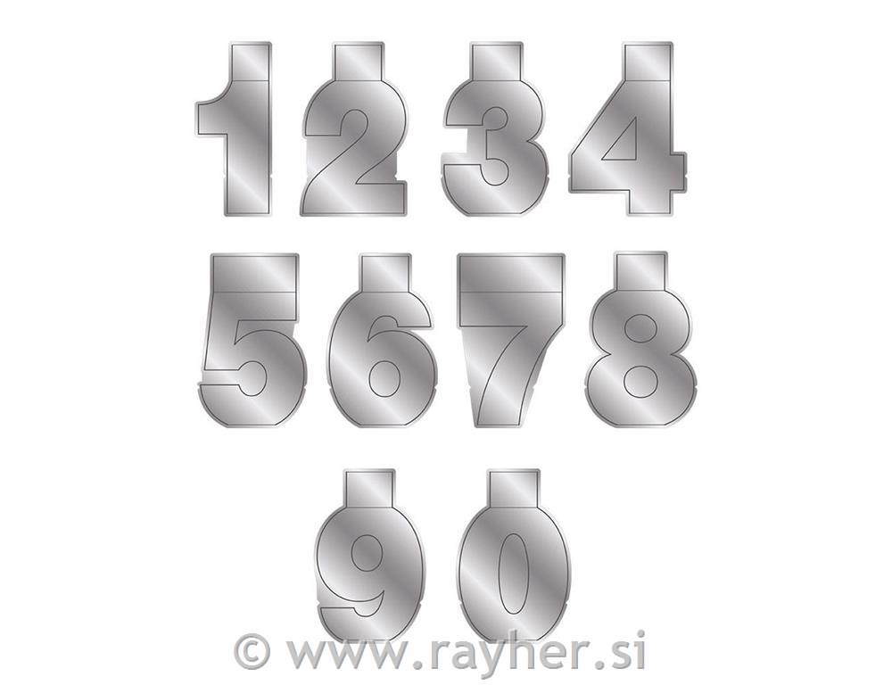 Šablone Gemini, Številke Pop-Up, set 10