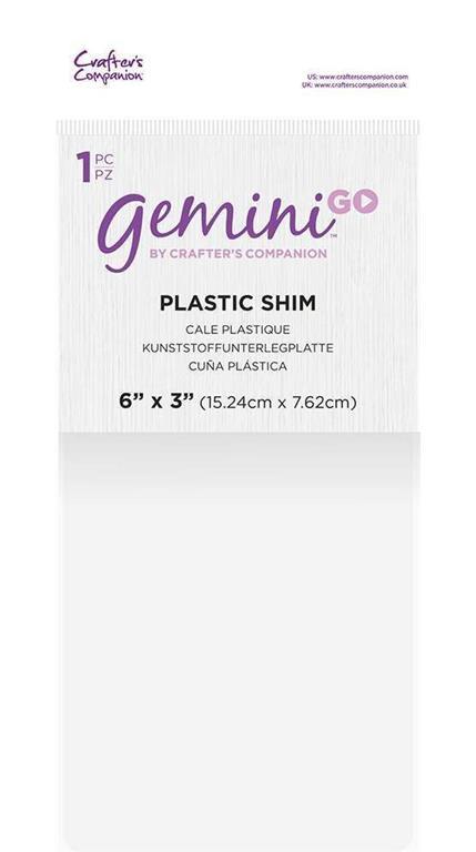 GEMINI GO, PLOŠČA PLASTIC SHIM, 15.24x7.62CM