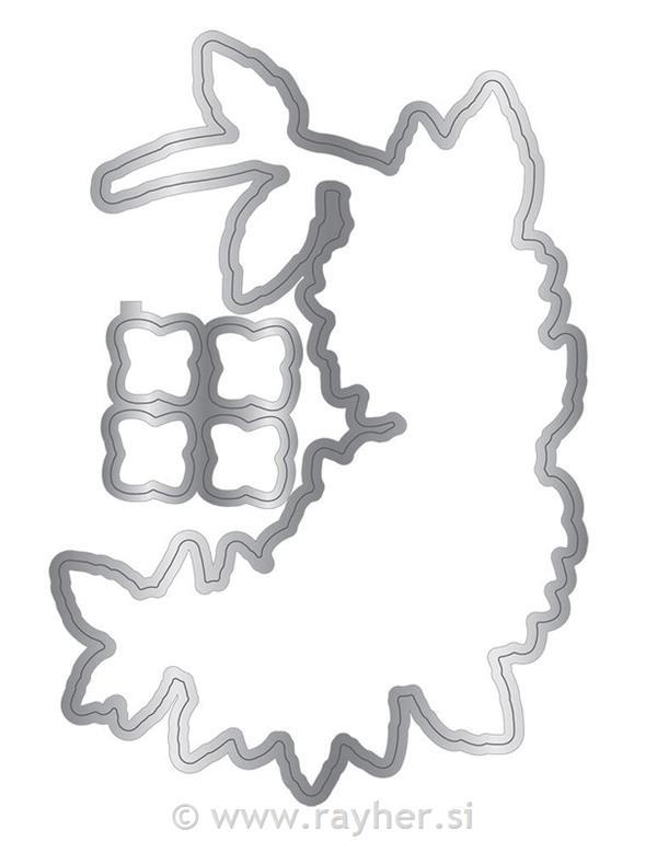 Rezalne šablone & Štampiljke Climbing Hydrangeas