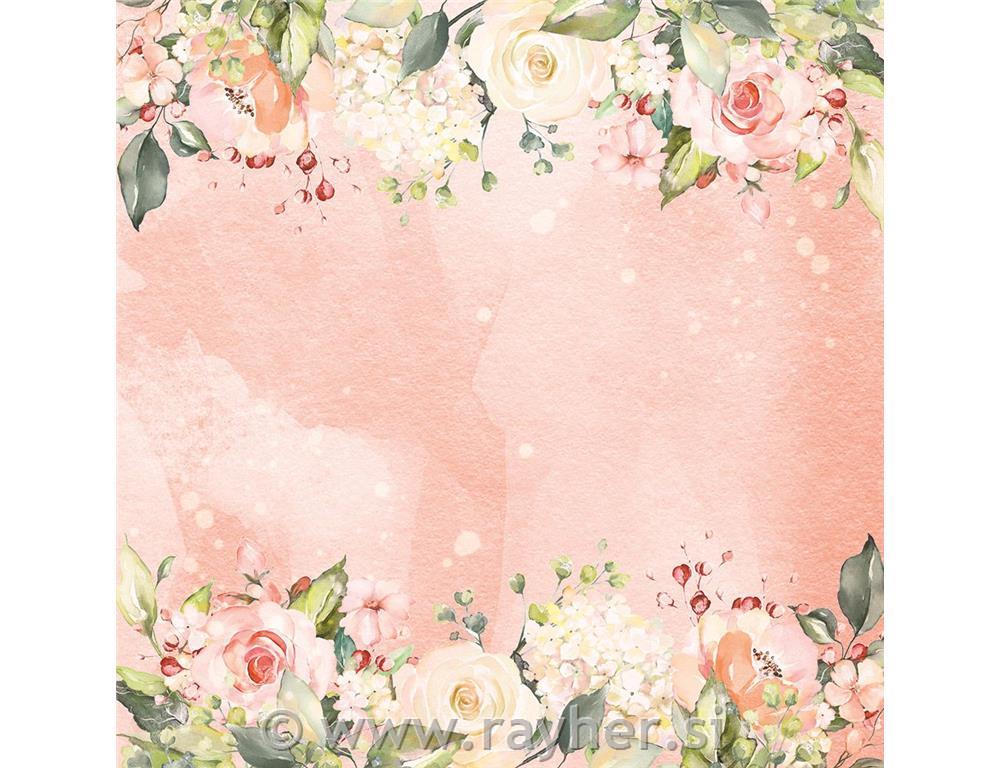 Paper pad Caring Thoughts Vellum 30x30cm