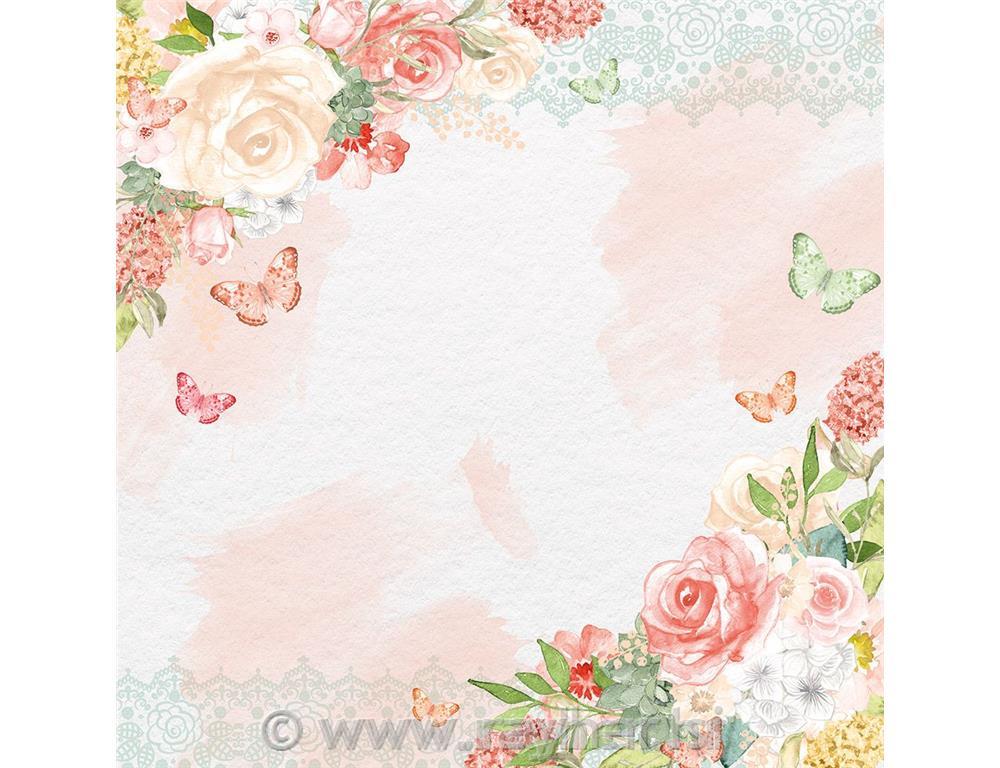 Paper pad Caring Thoughts Vellum 30x30cm