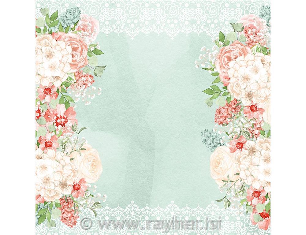 Paper pad Caring Thoughts Vellum 30x30cm