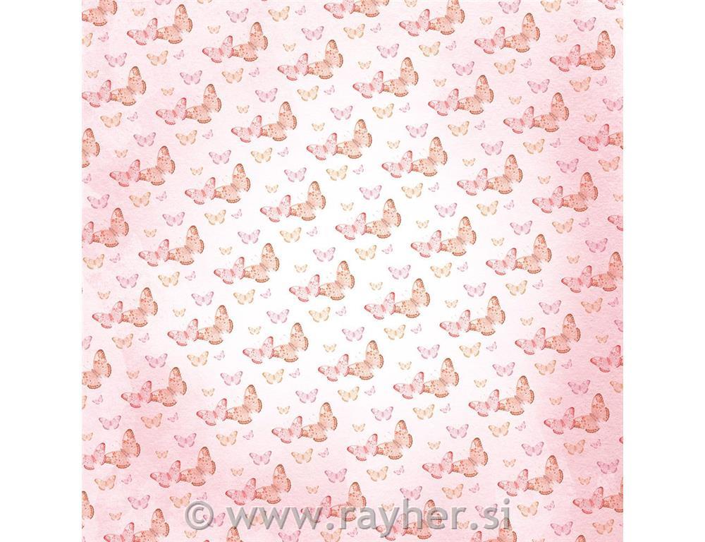 Paper pad Caring Thoughts Vellum 30x30cm