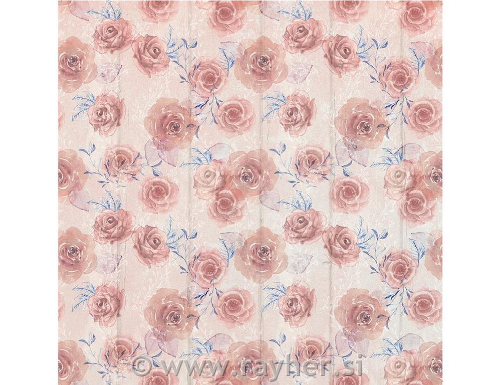 Paper pad Rose Garden Vallium, 30x30cm