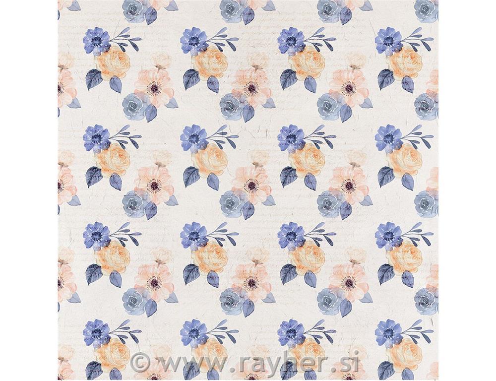 Paper pad Rose Garden Vallium, 30x30cm