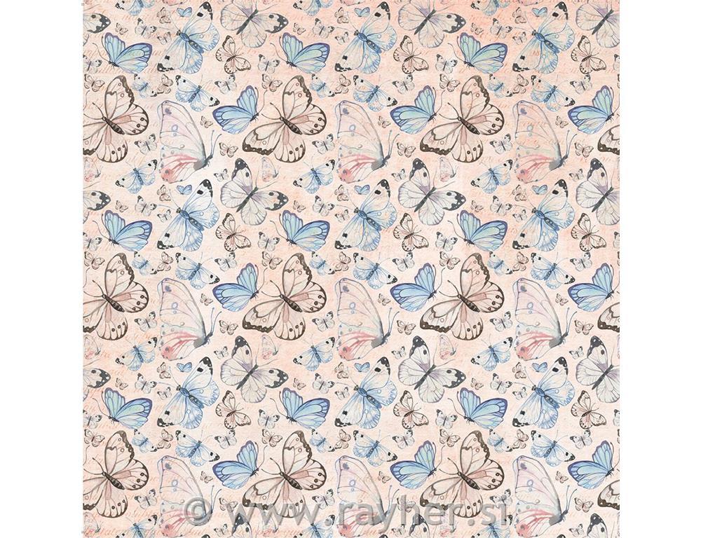 Paper pad Rose Garden Vallium, 30x30cm