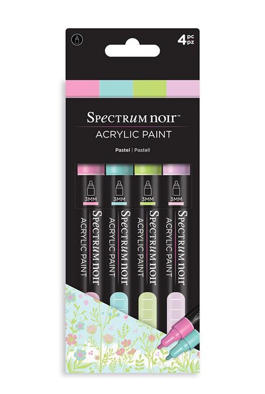 Flomastri Acrylic Paint Marker Pastel, set 4