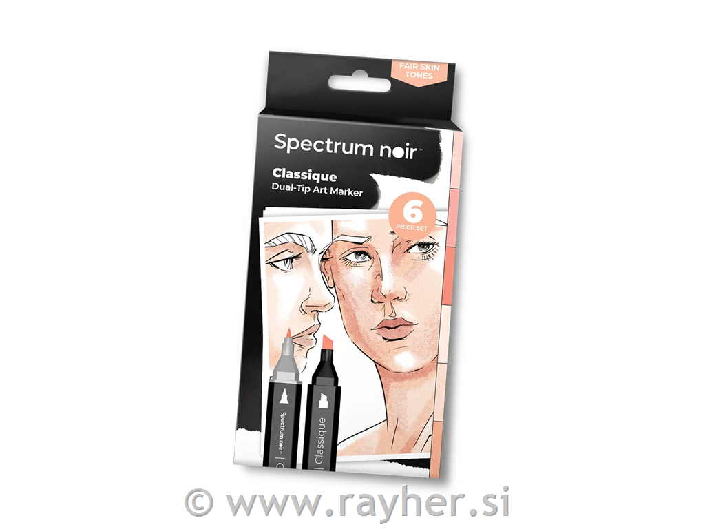 Spectrum Noir-Classique 6pc-Fair Skintones