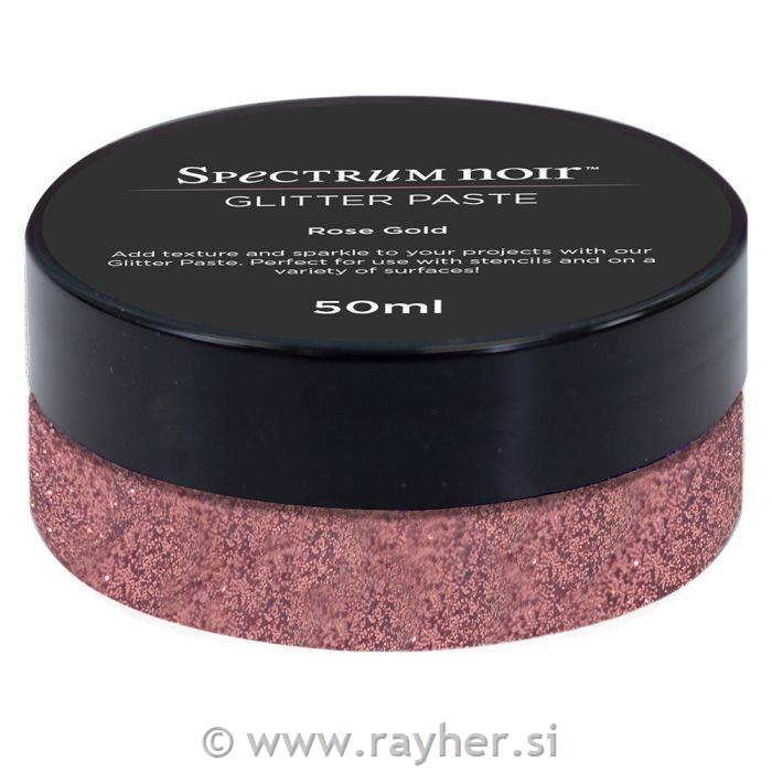 Pasta z bleščicami 50 ml Rose Gold