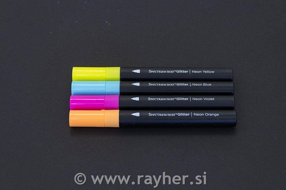 Flomastri Spectrum Noir Glitter Neon Lights, Set 6