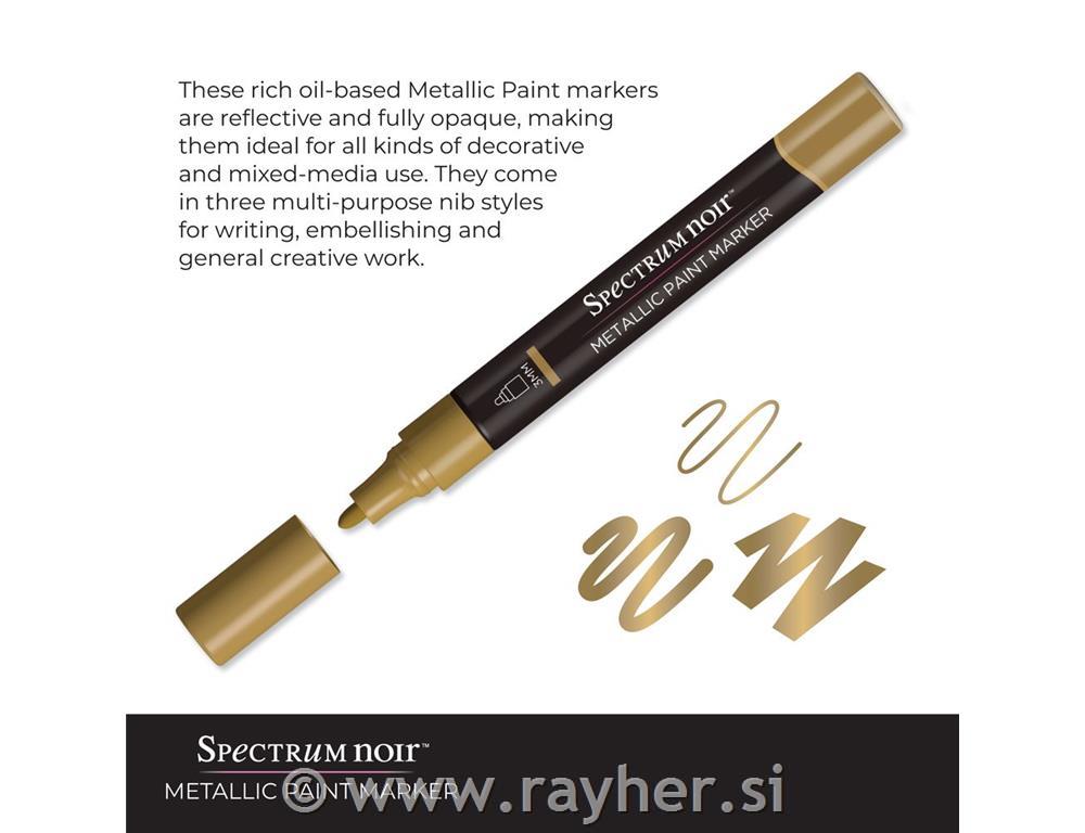 Set flomastrov Metallic Paint Marker - Liquid Gold