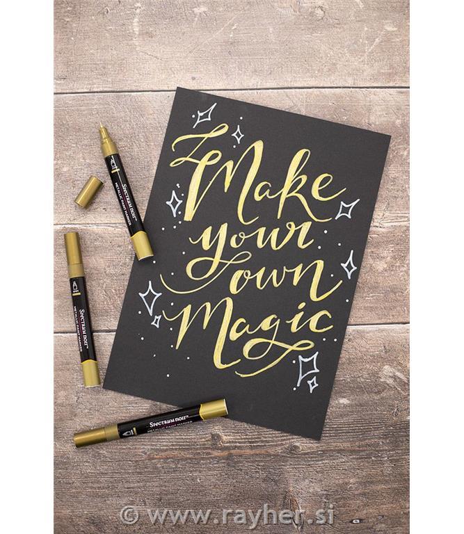 Set flomastrov Metallic Paint Marker - Liquid Gold