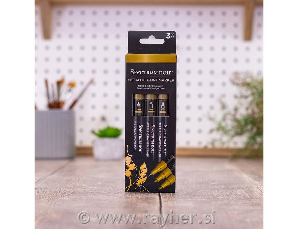 Set flomastrov Metallic Paint Marker - Liquid Gold