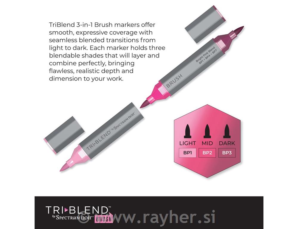 TriBlend Brush flomastri -Extended Collection, set 24