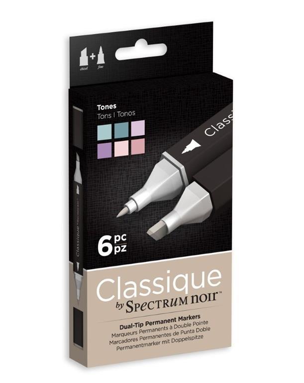 FLOMASTRI SPECTRUM NOIR, SET 6, TONES