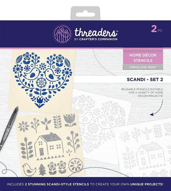 Gemini 3D Embossing Folder & Stencil - O