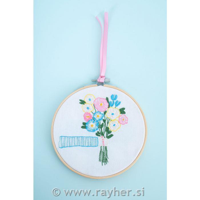 Set za vezenje, Rainbow Blooms