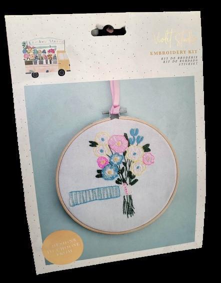 Set za vezenje, Rainbow Blooms