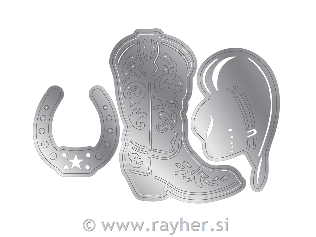 Rezalne šablone Wild west