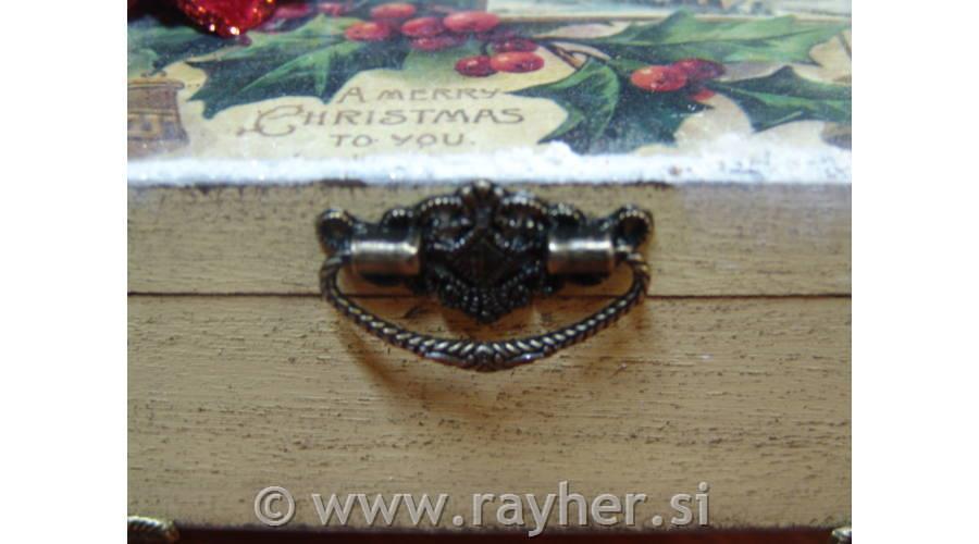 Kovinski ročaji (5kom) + vijaki 50*30mm