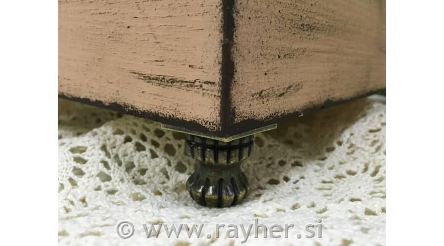 Metal box legs + screws 4pcs / pack