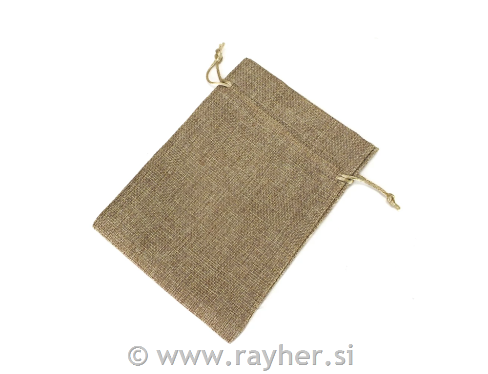Vrečka iz jute 13x18cm