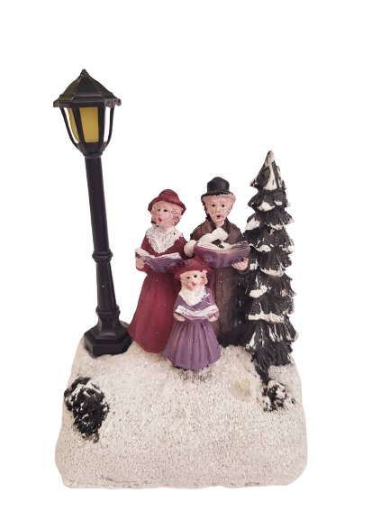 Božični prizor z LED osvetlitvijo, Božični zborček