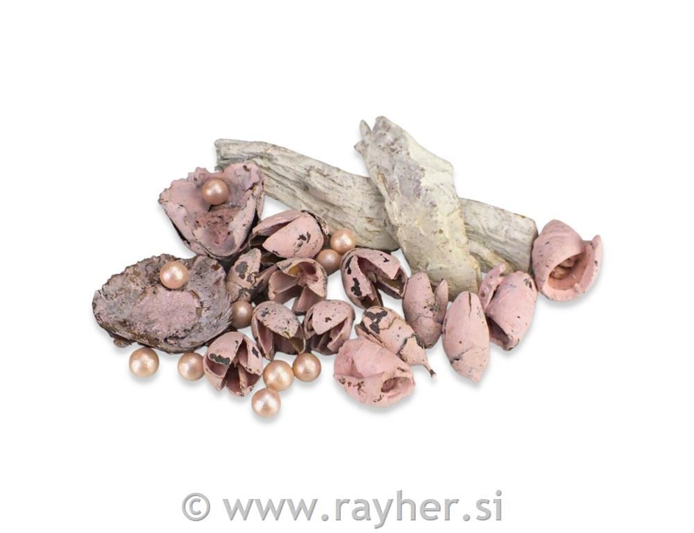 Paket za dekoracijo, nežno roza