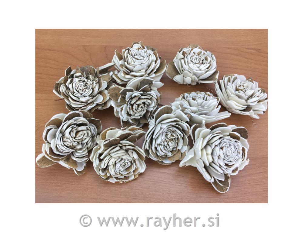 Paket za dekoracijo, natur "rose", set 10