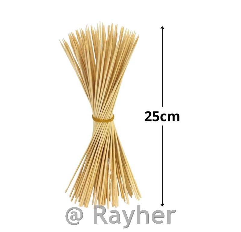 Lesene palčke 25cm, 100 kosov