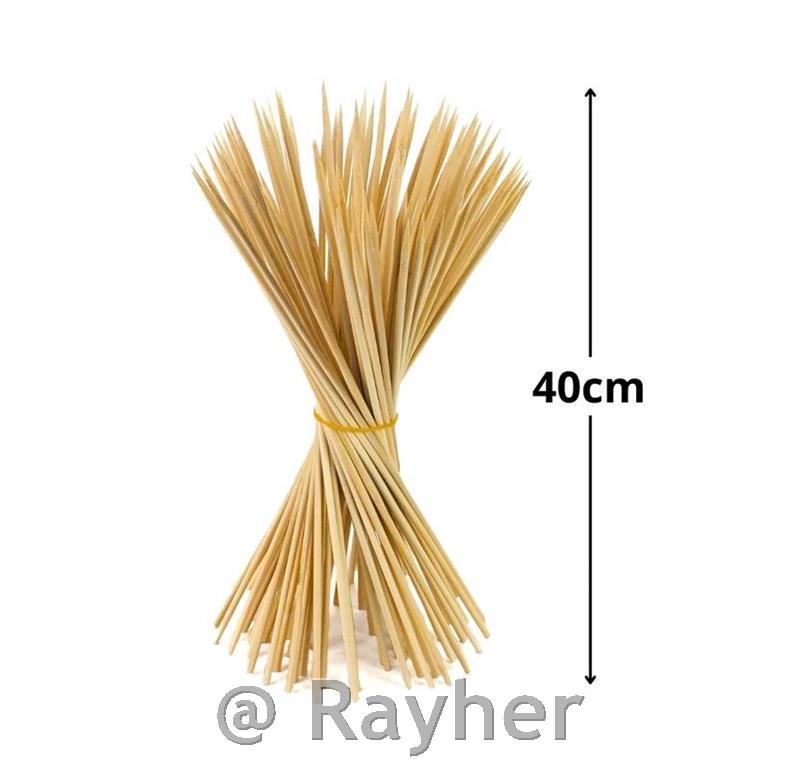 Lesene palčke 40cm, 4mm, 50 kosov