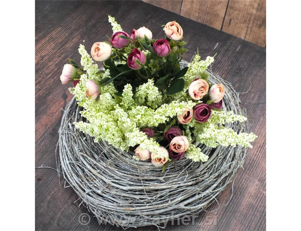 Pletena posoda iz vrbovega protja, 30 cm