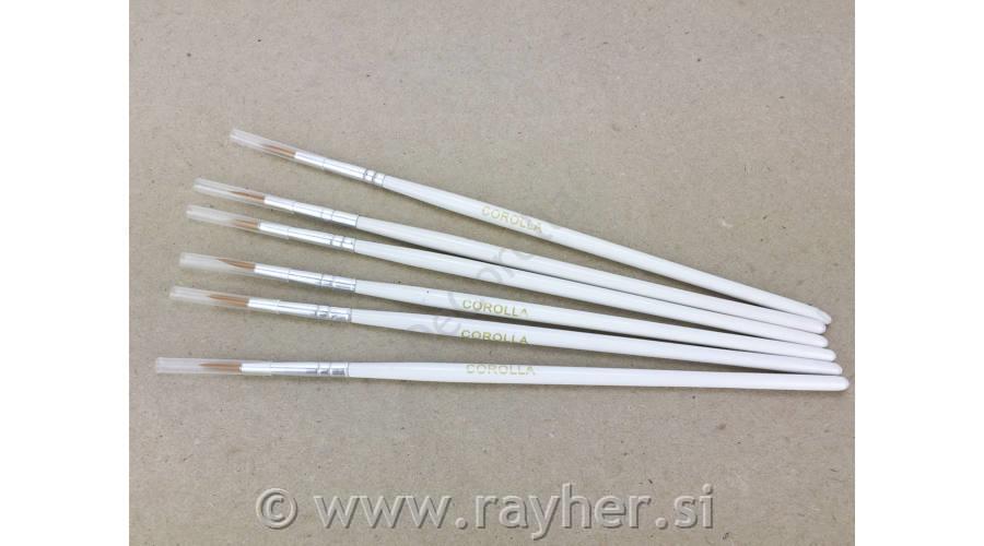 Čopiči za natančno slikanje, št.0, set 6